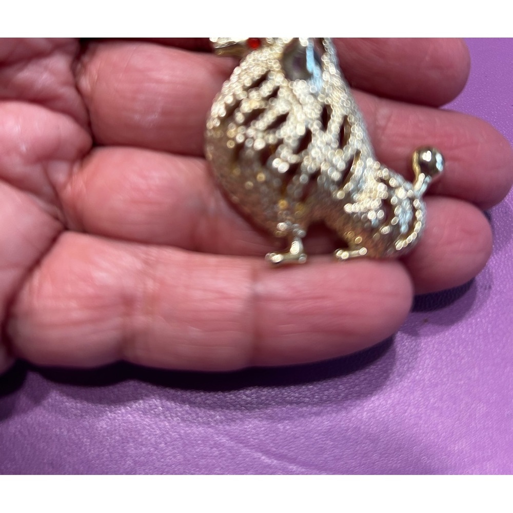 poodle brooch